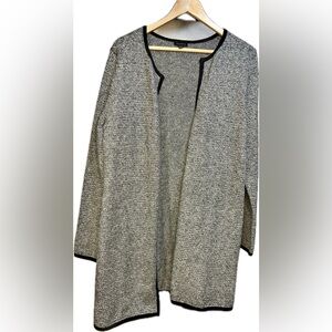 Talbots - Gray Open Cardigan - M